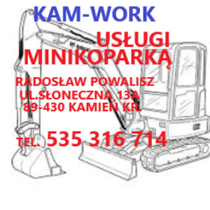 KAM-WORK Usługi Minikoparka Radosław Powalisz