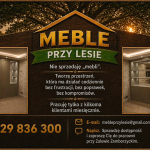 Meble przy lesie