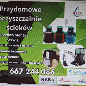 Deka przydomowe oczyszczalnie ścieków